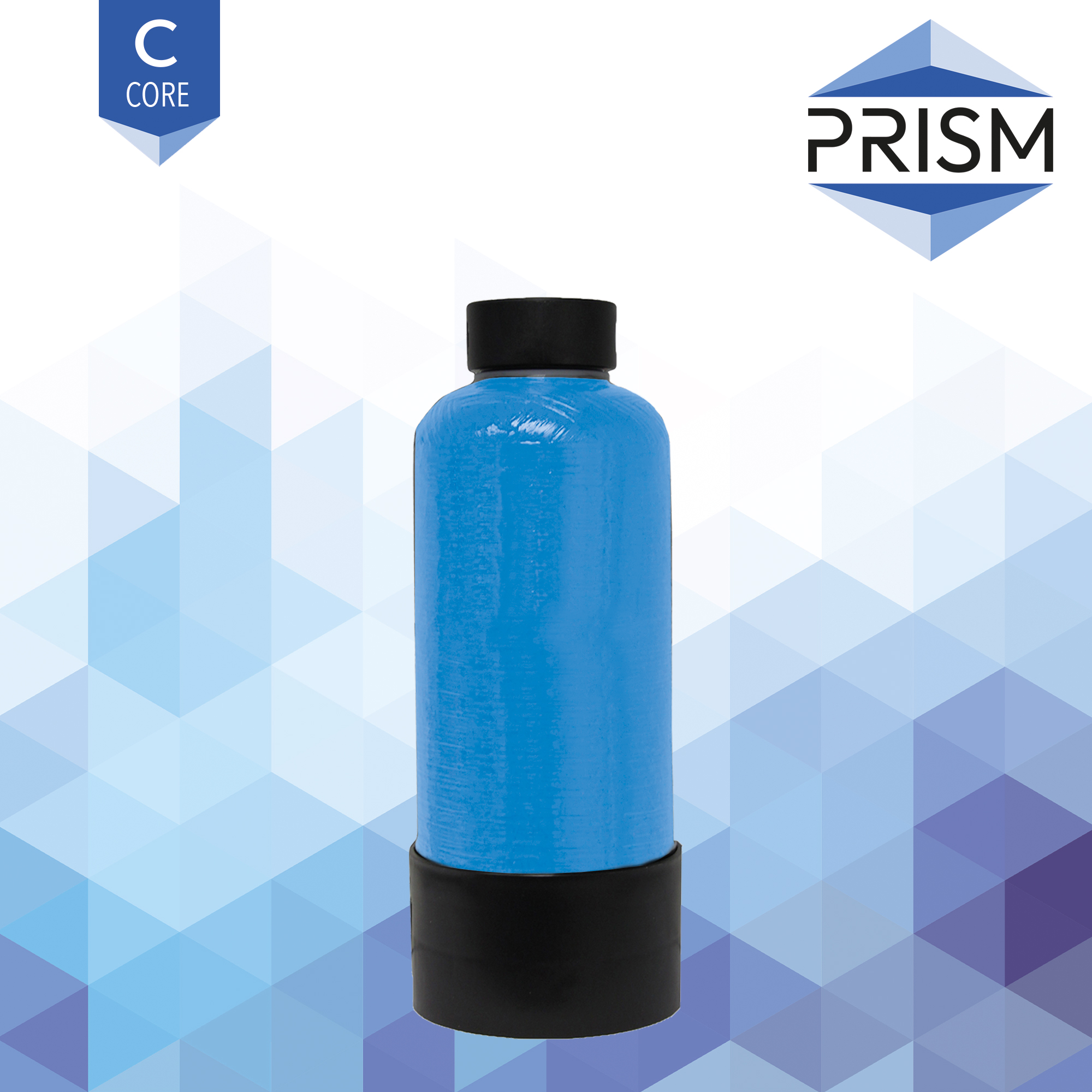 PV-GF-6x18-3/4-C    PRISM CORE RANGE :  Fibre Glass Pressure Vessel 6