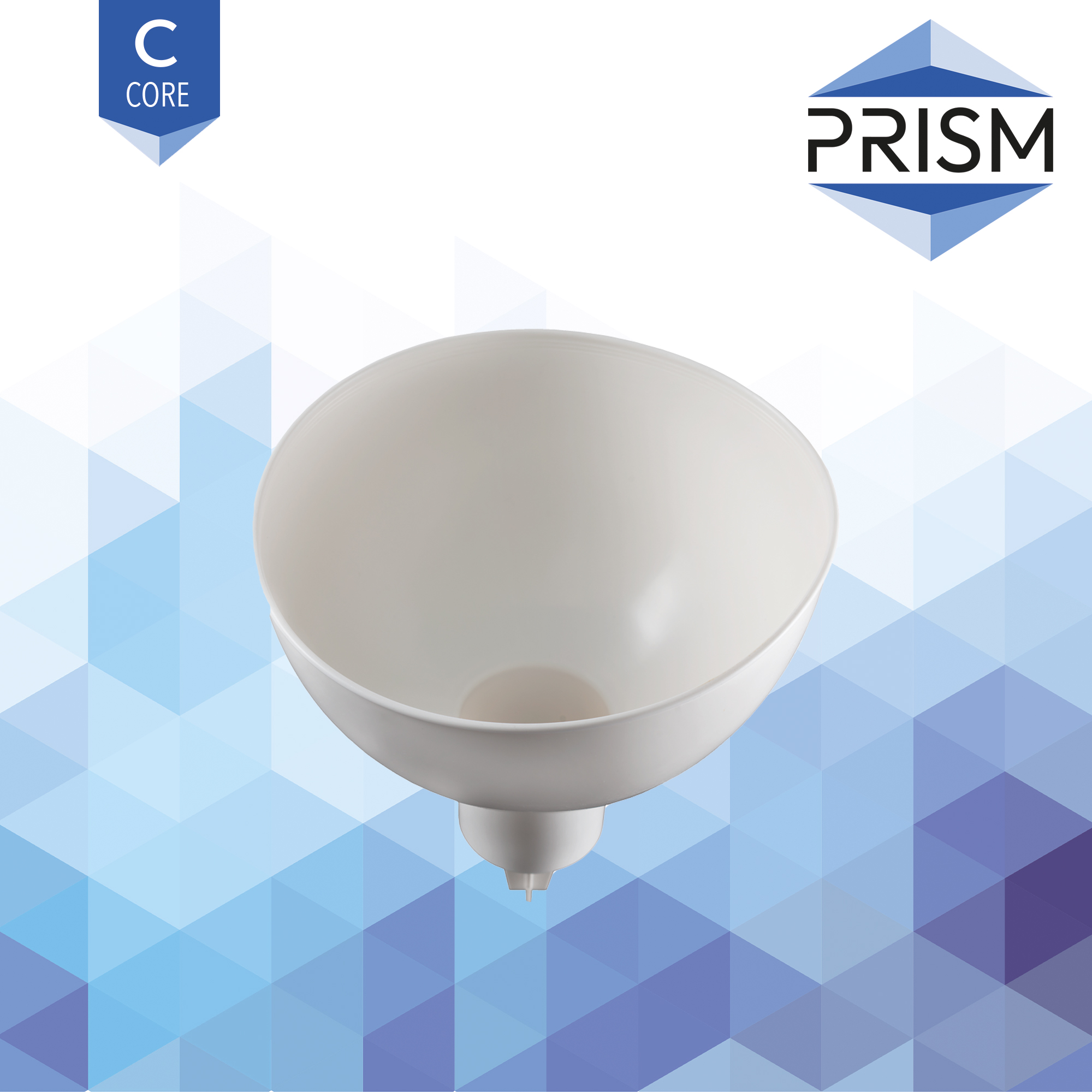 PVA-FUNNEL-C   PRISM CORE RANGE :  PV-PK Pressure Vessel Resin Funnel