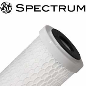 SPECTRUM SCB-5-93/4 Standard Carbon Block Cartridge  5 Micron  9 3/4