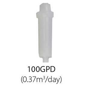 FLOWRESTRICTOR-100GPD : AXEON Capillary Flow Restrictor 100GPD White | GAPS Water Treatment