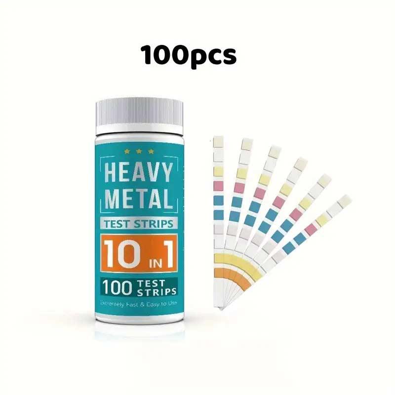 10 in 1 Heavy Metal Test Strips (100 Test Strips) | GAPS Water