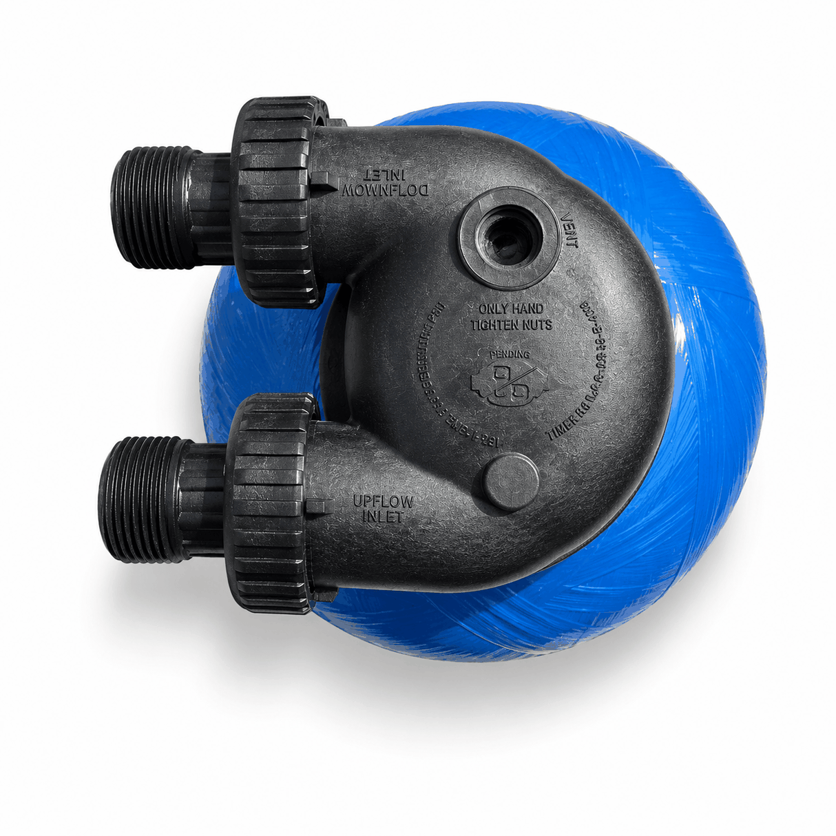 PWG Vessel Complete with Clack 1191 head water treatment system with fiberglass body and 1-inch riser and screens