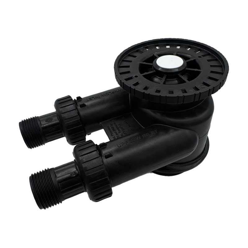 Clack 1190FP in/out head with refill port and screen for water filtration systems