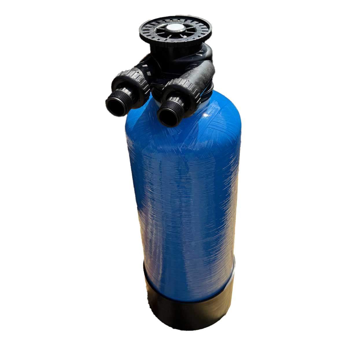 PWG vessel complete with Clack 1190 head and 1-inch refill port riser for water treatment