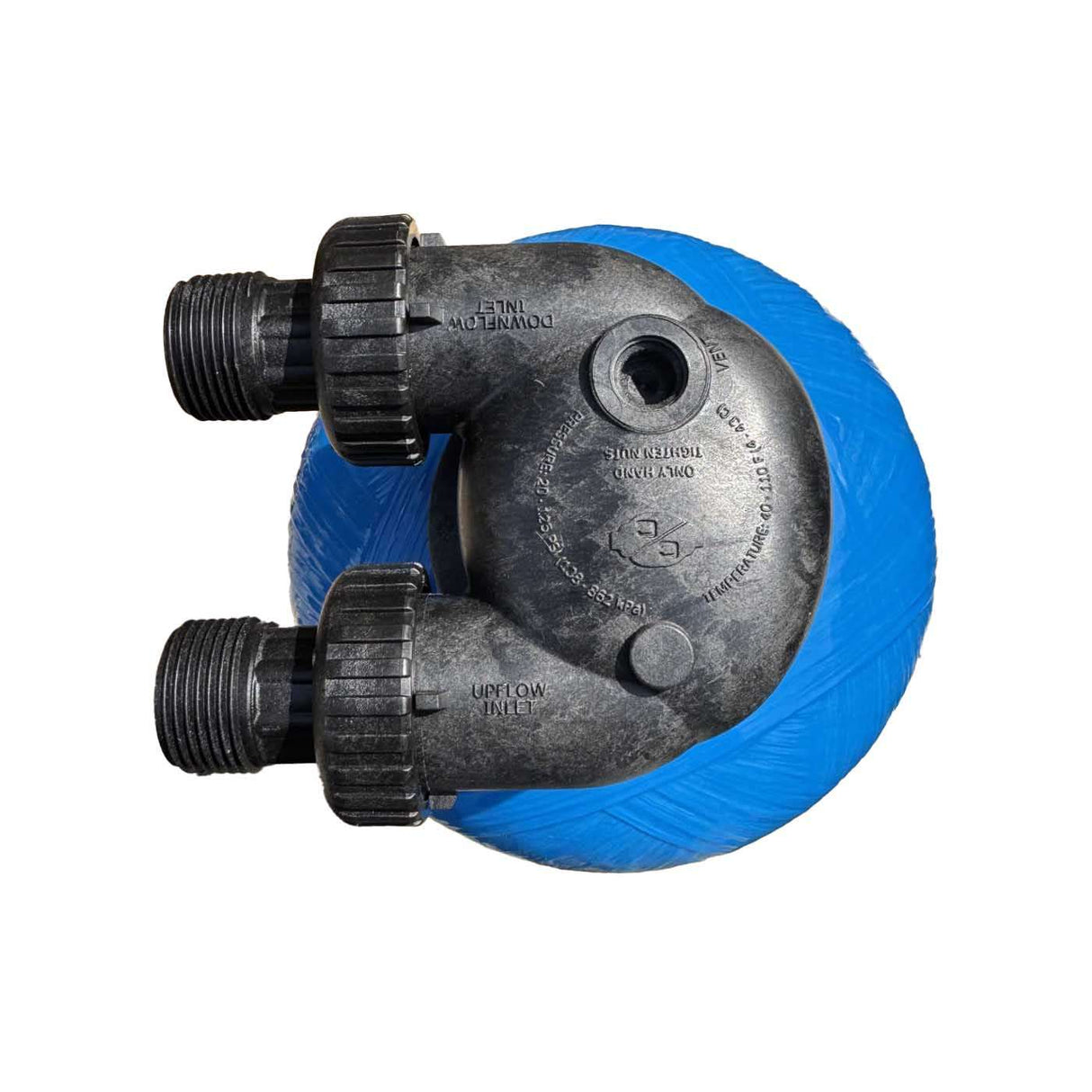 PWG Vessel Complete with Clack 1191 head In/Out Riser and Screens 1"