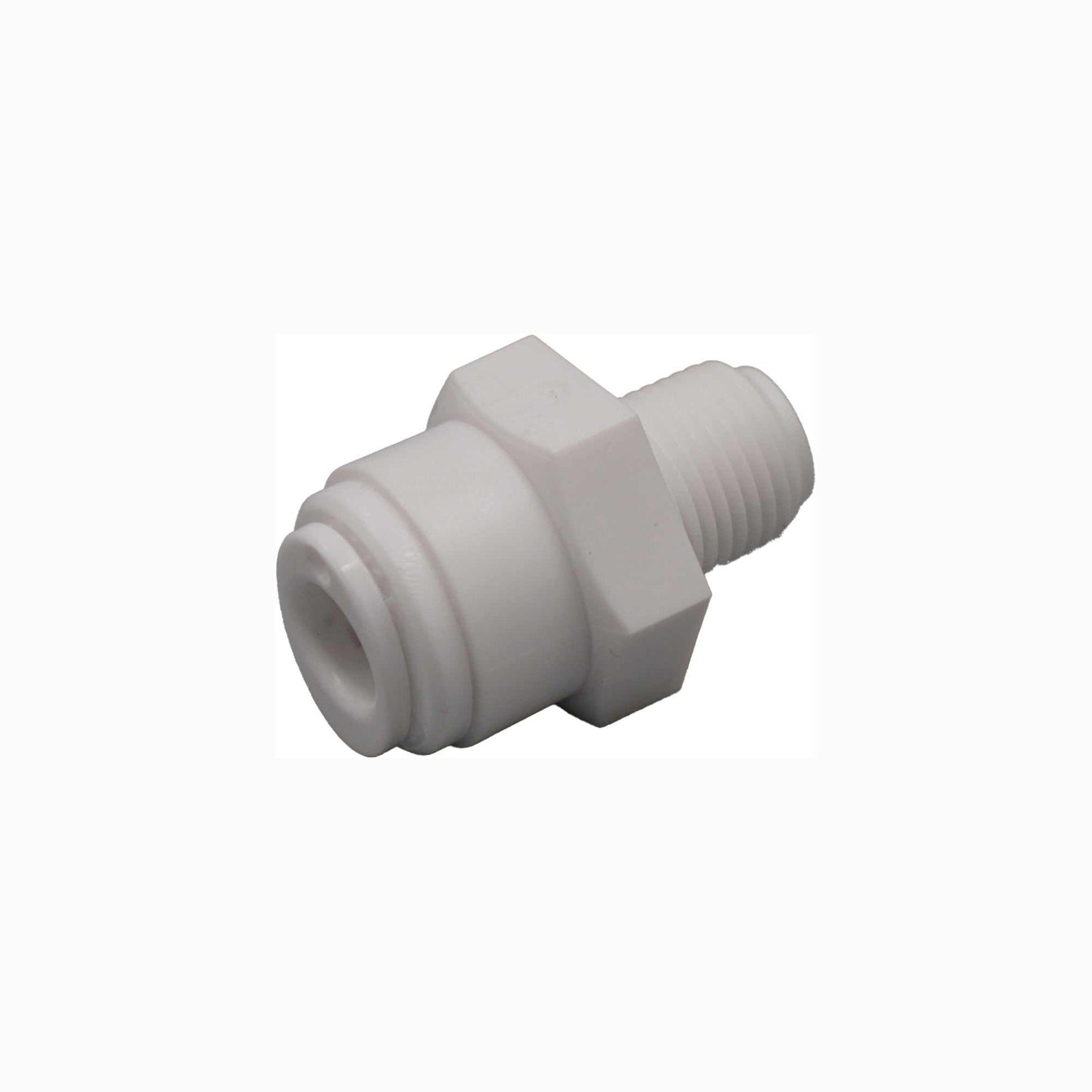 SC-S-T8P4 : SPECTRUM Connector Straight 1/8" Male Thread / 1/4" Push Fit