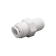 SC-S-T4P4 : SPECTRUM Connector Straight 1/4" Male Thread / 1/4" Push Fit