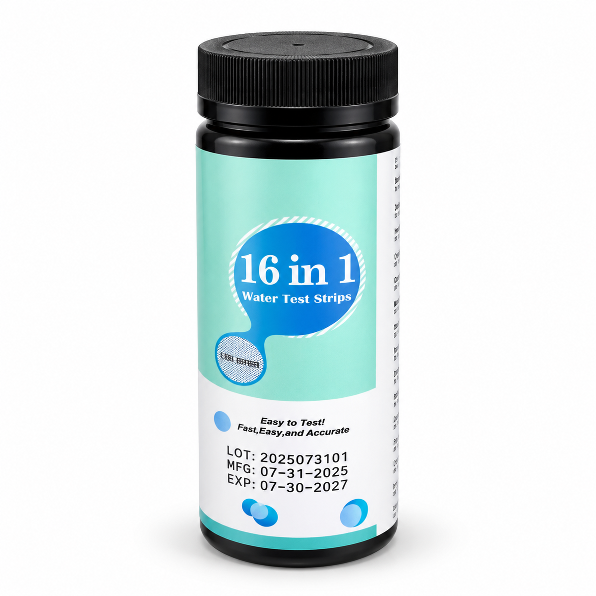 16-in-1 Water Quality Test Strips – 50 Pack
