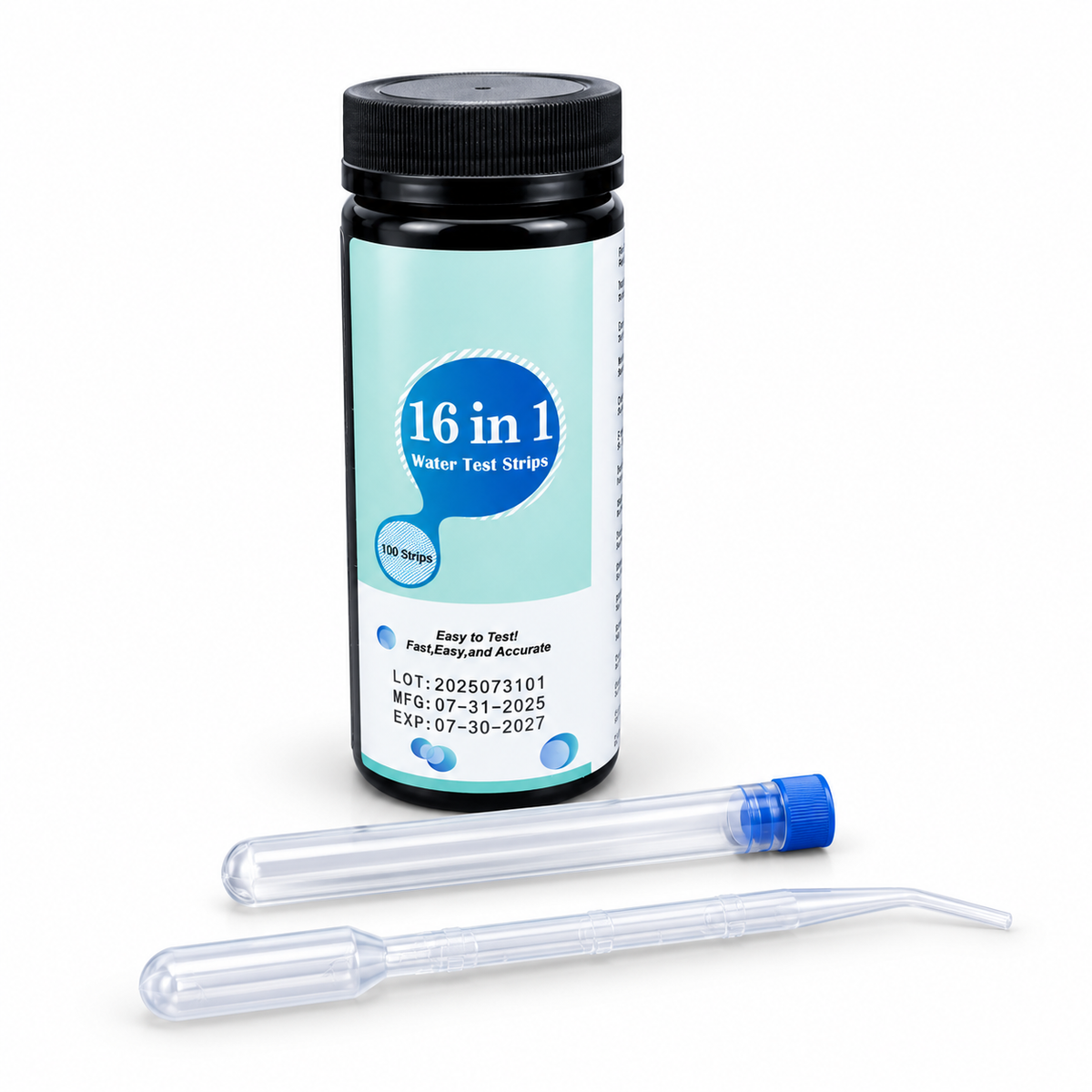 16-in-1 Water Quality Test Strips – 50 Pack