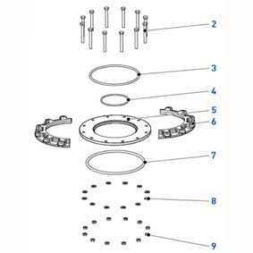 Fleck 18925 Tank adapter 3900 Top Mounted