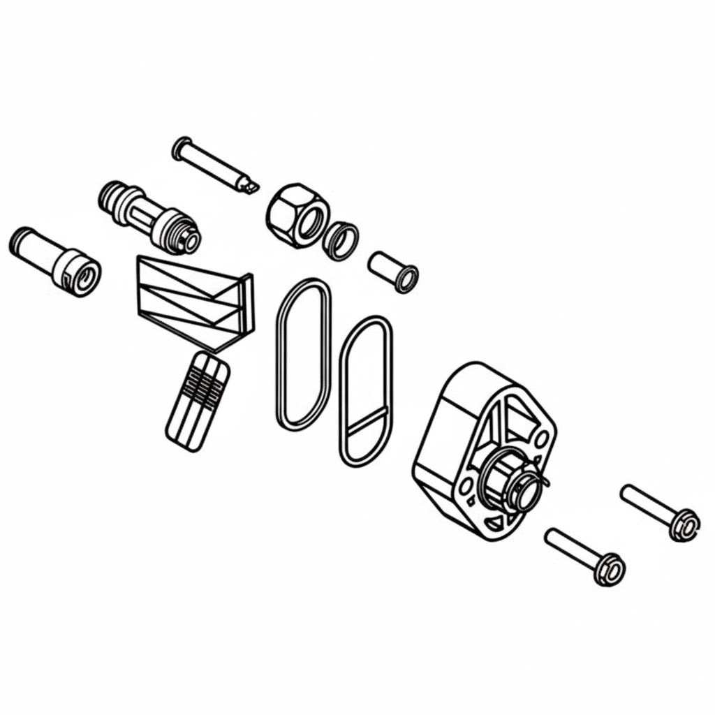 Fleck 29153 Injector kit 5800 DF #000 to 3