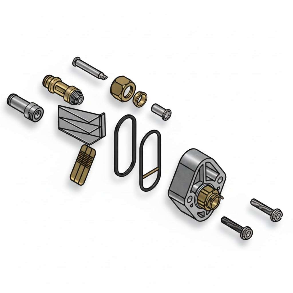 Fleck 29153 Injector kit 5800 DF #000 to 3