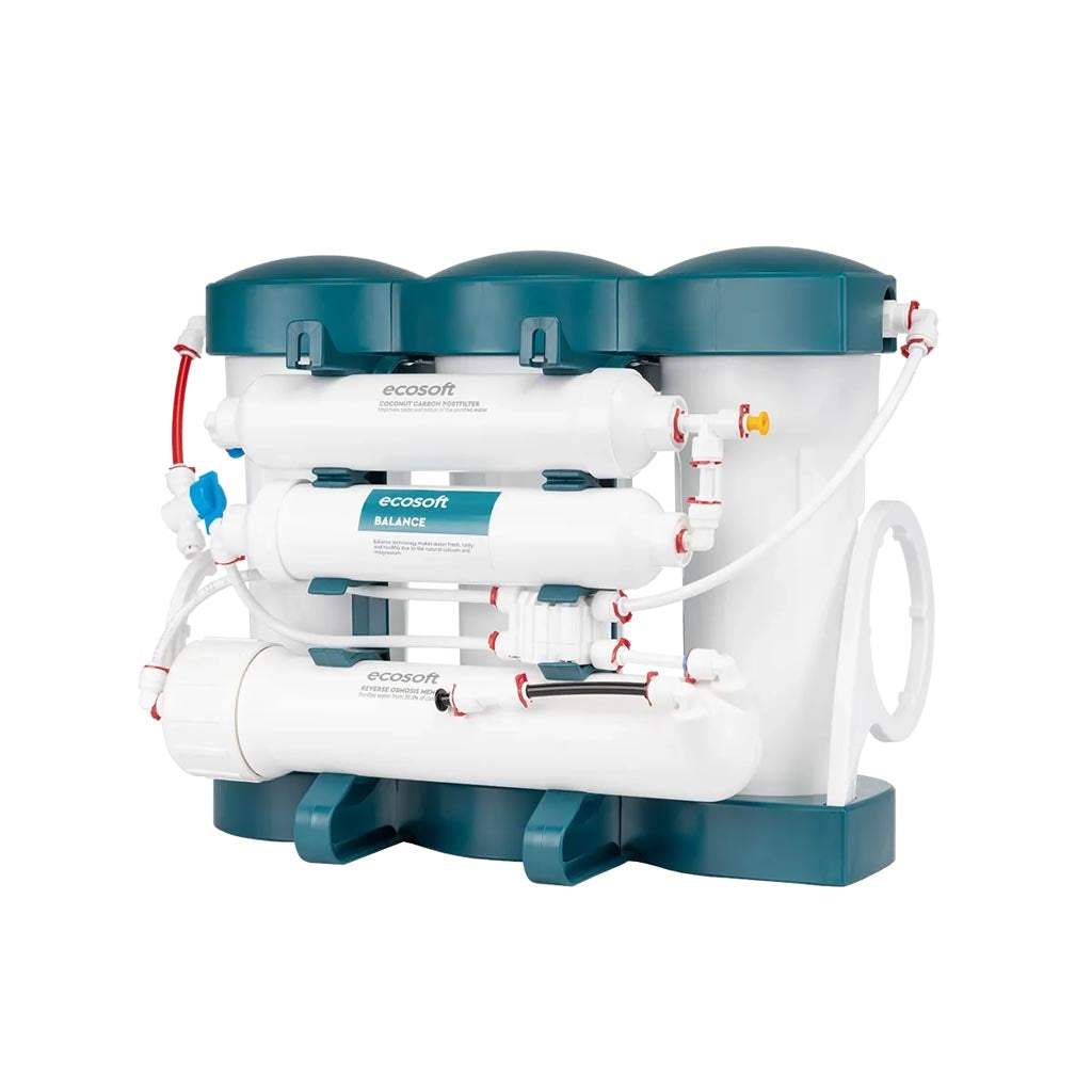 Ecosoft PURE Balance RO System compact reverse osmosis water purifier under sink with AquaGreen technology