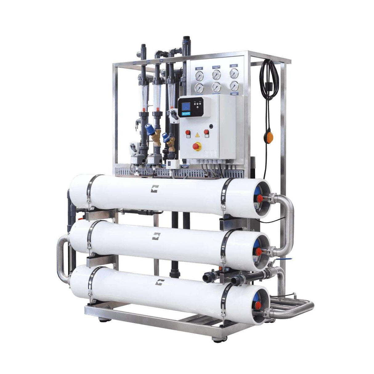 Ecosoft INOX IoT MO3 8 inch industrial reverse osmosis system with IoT monitoring and stainless steel construction