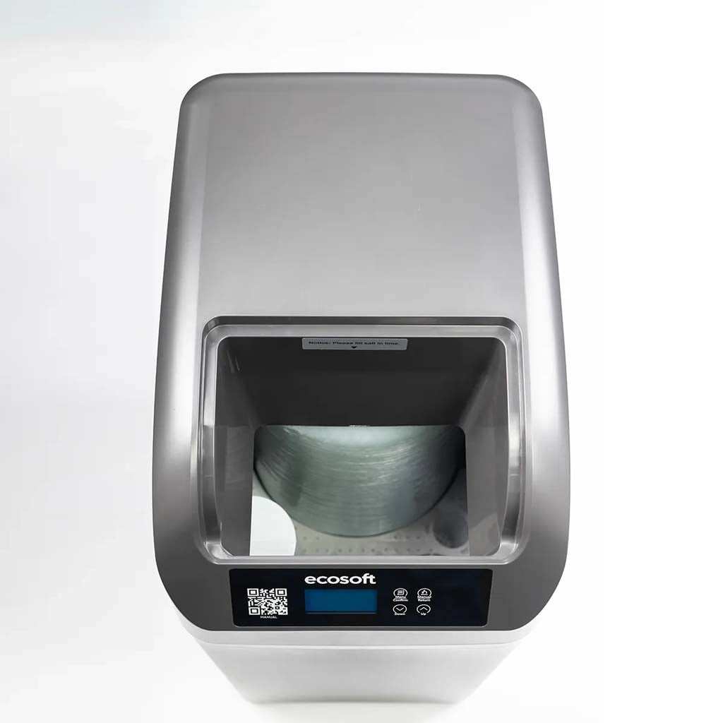 Compact Ecosoft CUBE 150 water softener unit for medium households
