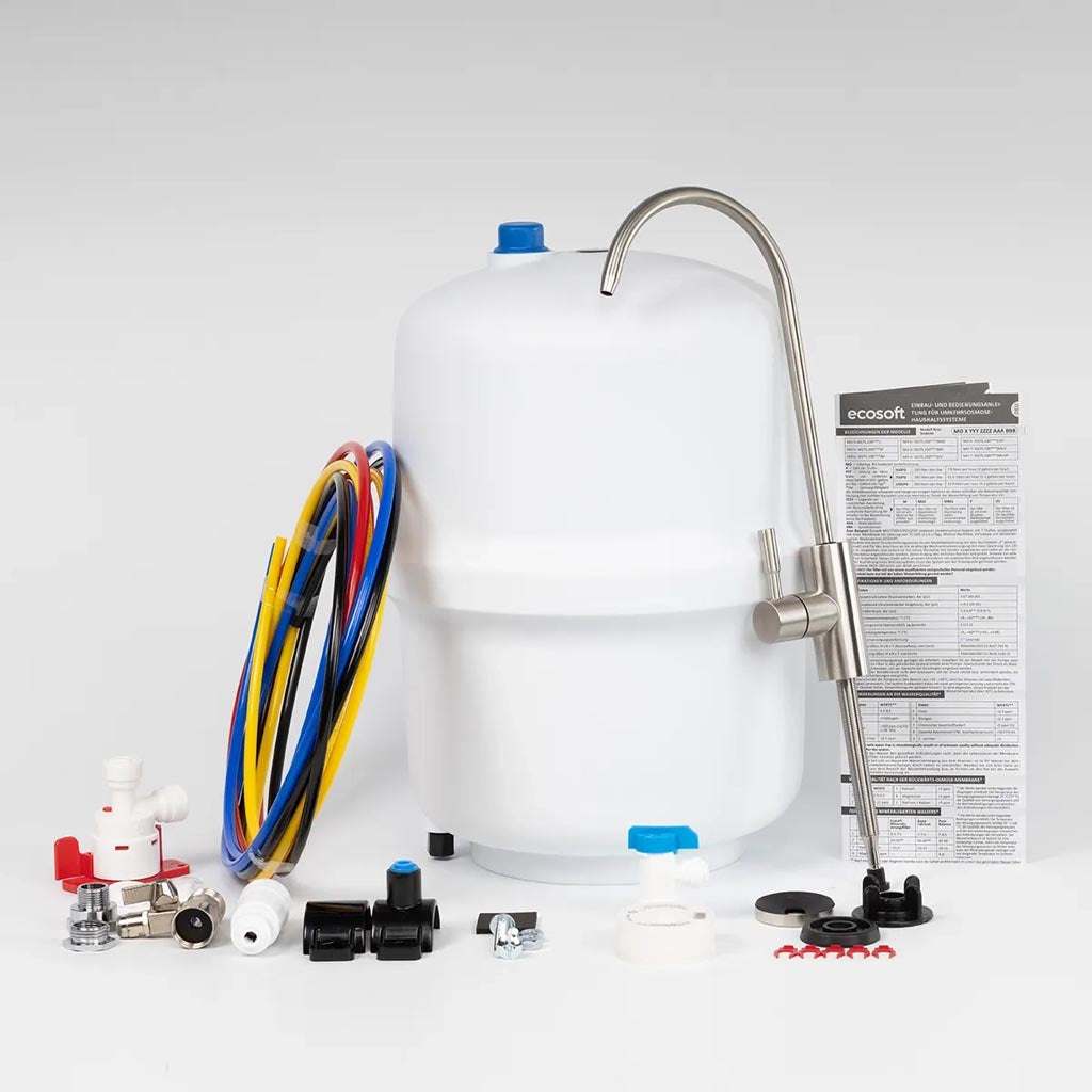 Ecosoft PURE Balance RO System compact reverse osmosis water purifier with AquaGreen technology and mineral enrichment