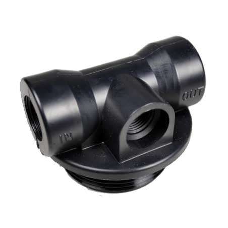 Clack 890C 3 Port In/Out Head 3/4" BSP Ports and Upper Screen