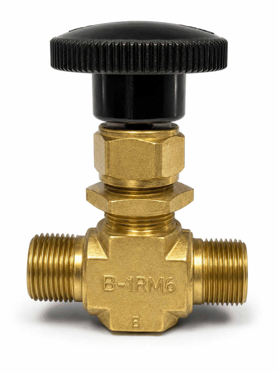 B-1RM6 Whitey Needle Valve 3/8 inch brass regulating valve for RO systems