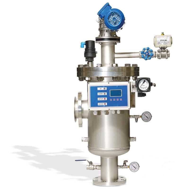 Elfi SCR L-HT 250-75 Suction Scanner Self Cleaning Filter HIGH TEMPERATURE DN 250 25 to 2000 micron 90-360 m3/hr