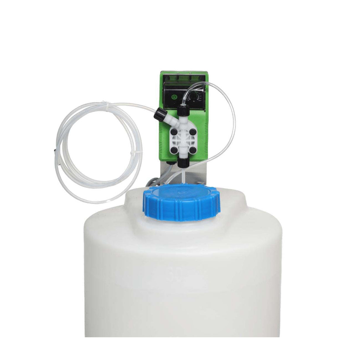 Ecosoft EMEC FACO Basic Dosing Pump Set with 60-liter chemical tank and solenoid pump for precise water treatment dosing