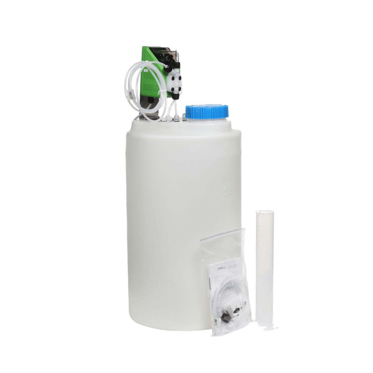 Ecosoft EMEC FACO Basic Dosing Pump Set with 60-liter chemical tank for precise water treatment dosing