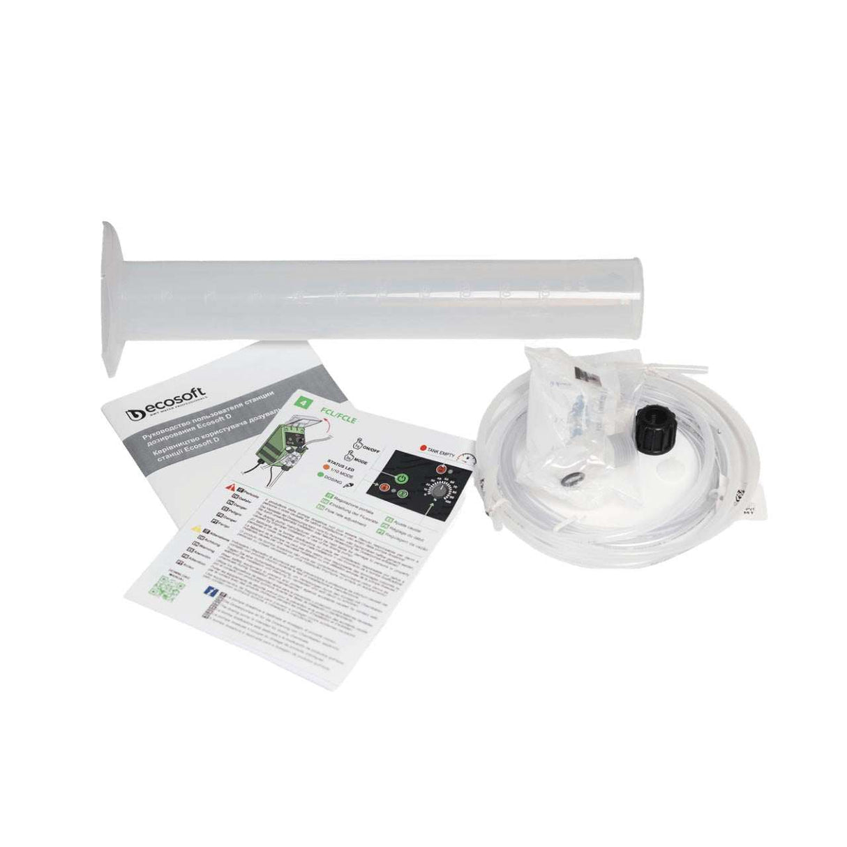 Ecosoft EMEC FACO Basic Dosing Pump Set with 60-litre chemical tank and solenoid pump for precise water treatment dosing