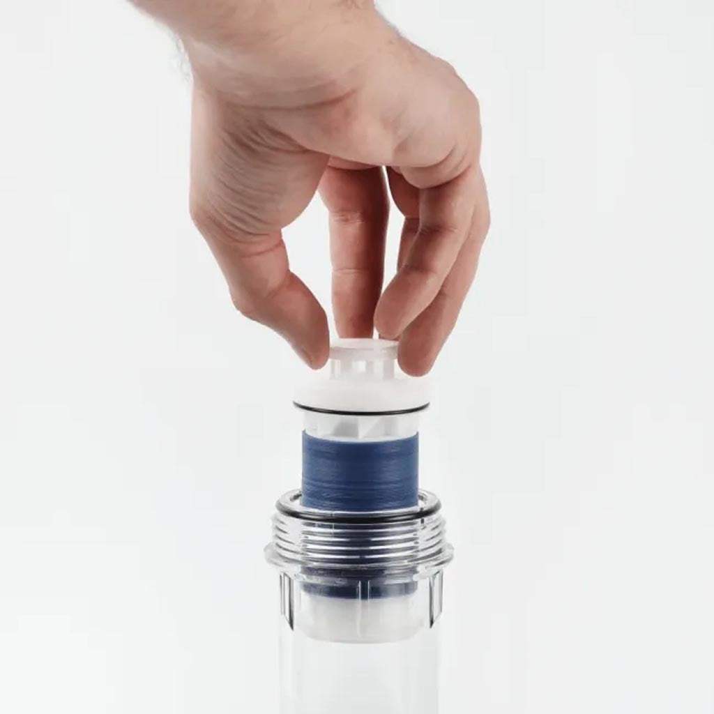 Sediment Disc Water Filter AR 1 inch with automatic flushing and 40-micron polymer disc cartridge for clean water filtration