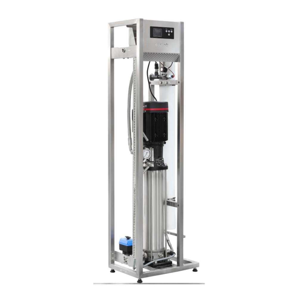Ecosoft MO6500 4 inch reverse osmosis system for brackish water with stainless steel frame and Grundfos pump