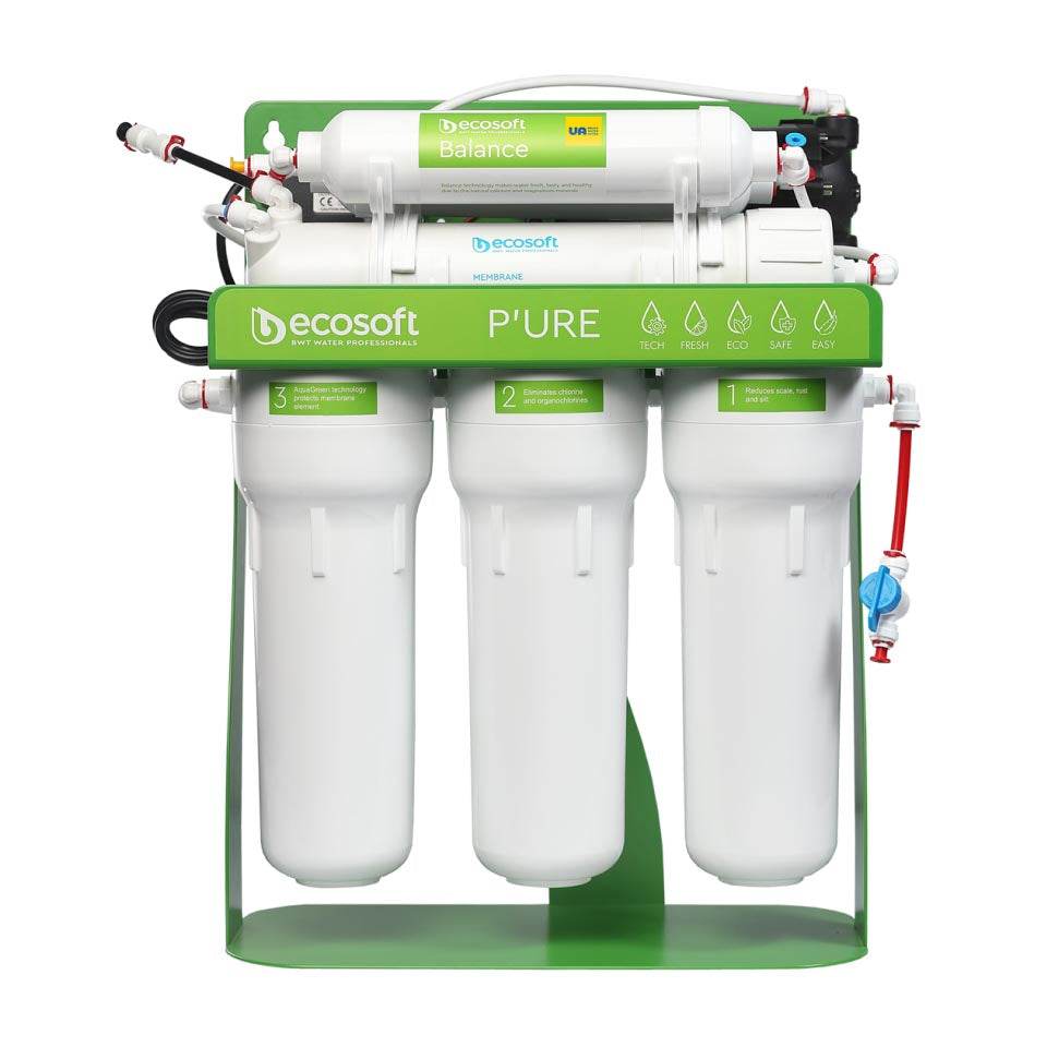 Ecosoft PURE Balance RO System with Pump