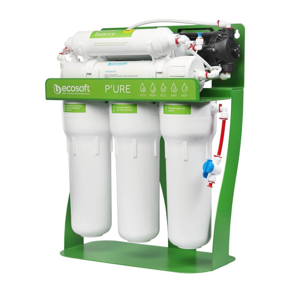 Ecosoft PURE Balance RO System with Pump