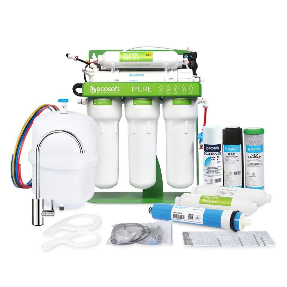 Ecosoft PURE Balance RO System with Pump