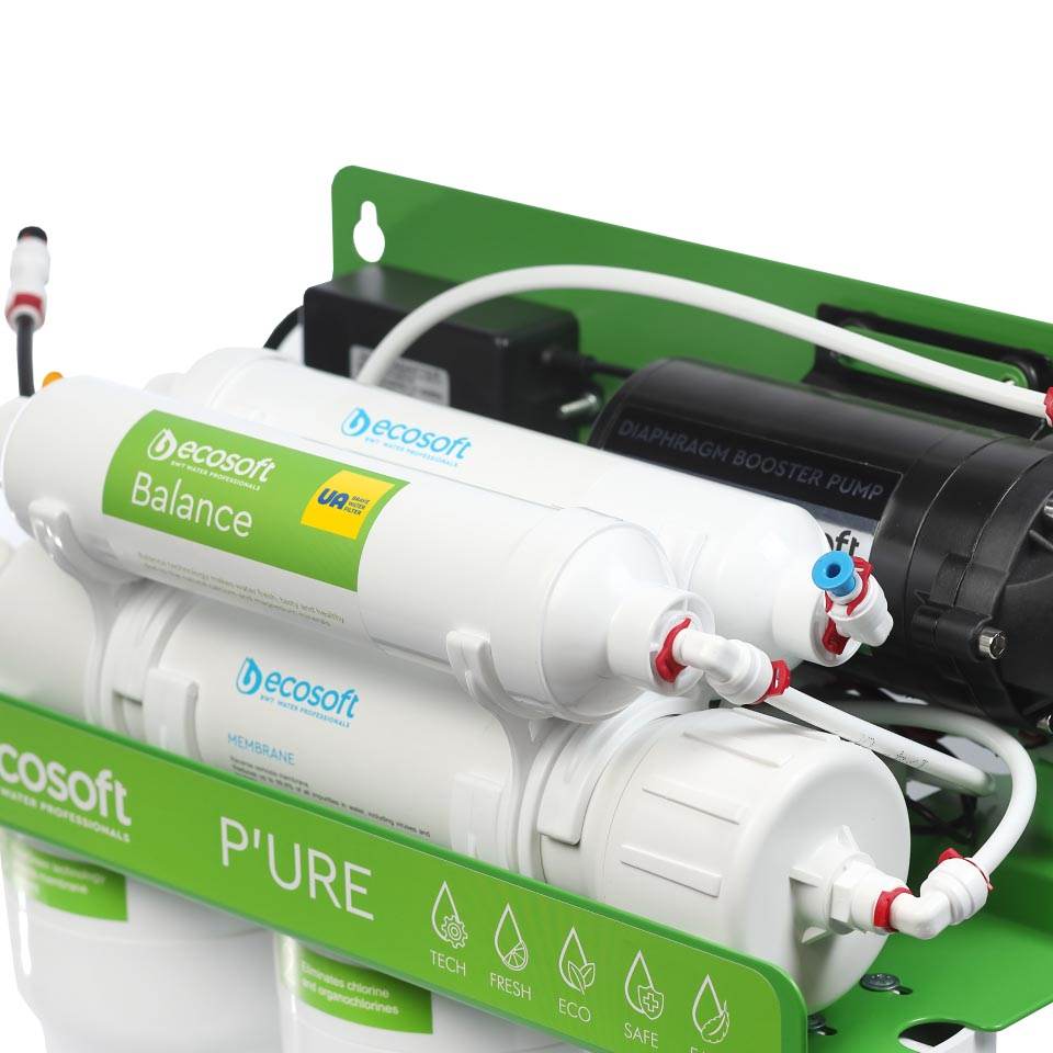 Ecosoft PURE Balance RO System with Pump