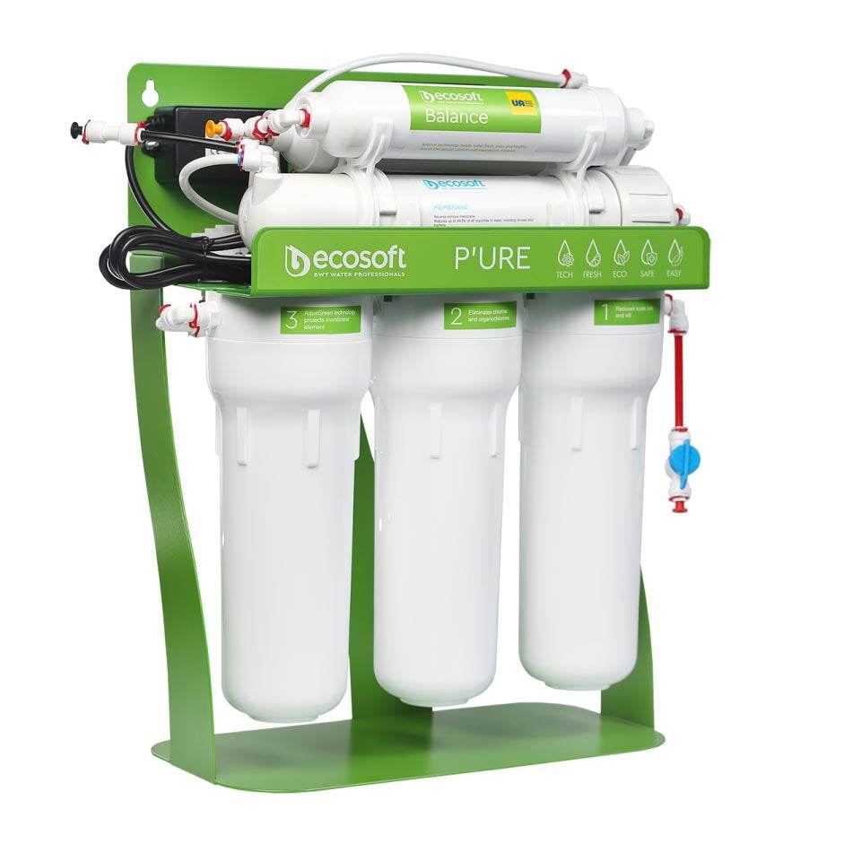 Ecosoft PURE Balance RO System with Pump