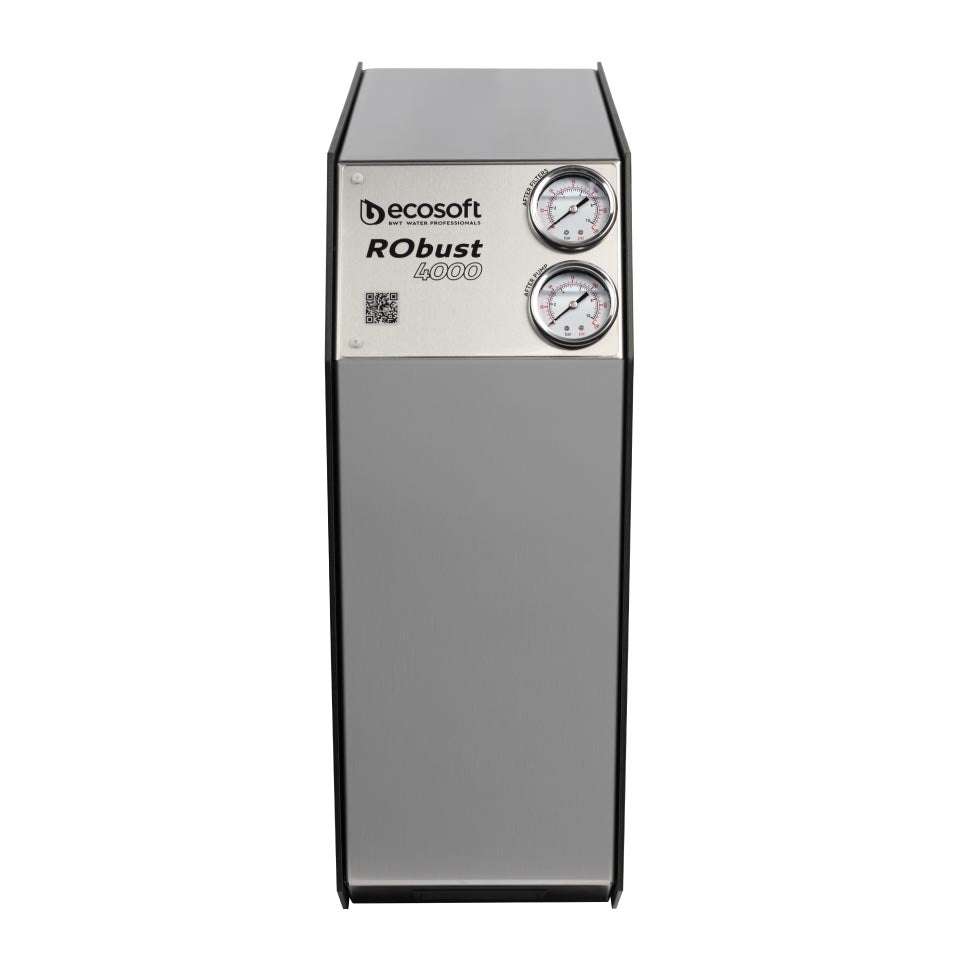 Ecosoft RObust 4000 compact stainless steel direct flow RO system for restaurants up to 180 LPH