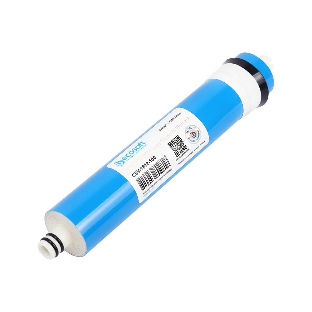 Ecosoft 100 GPD membrane element for high-efficiency reverse osmosis water purification