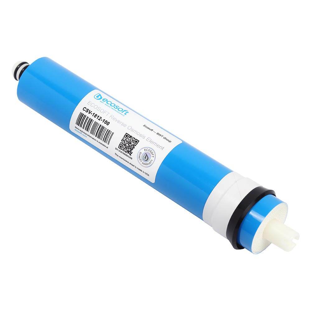 Ecosoft 100 GPD membrane element for high-efficiency water purification in reverse osmosis systems