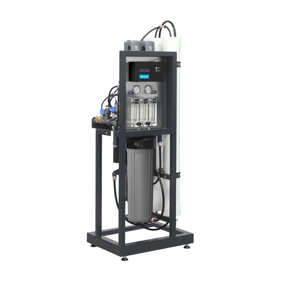 Ecosoft Professional MO12000 4" Reverse Osmosis System 450 LPH compact industrial water purifier with smart controller and Grundfos pump