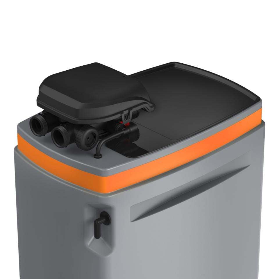 Ecosoft Anthracite Gold 370 well water softener system with advanced ECOMIX A technology and smart controller.