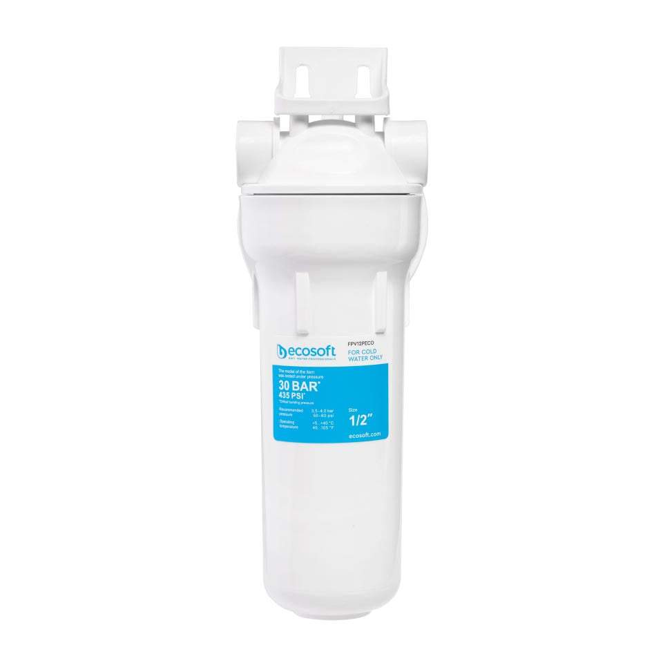 Ecosoft 10" High Pressure Sediment Filter and Housing 1/2" or 3/4"