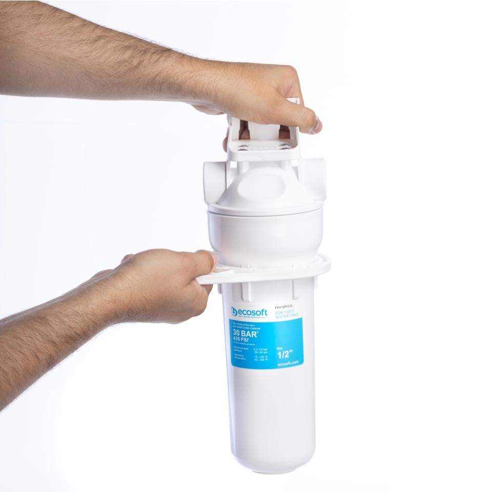 Ecosoft 10" High Pressure Filter Housing, 1/2″, Box Quantity 6