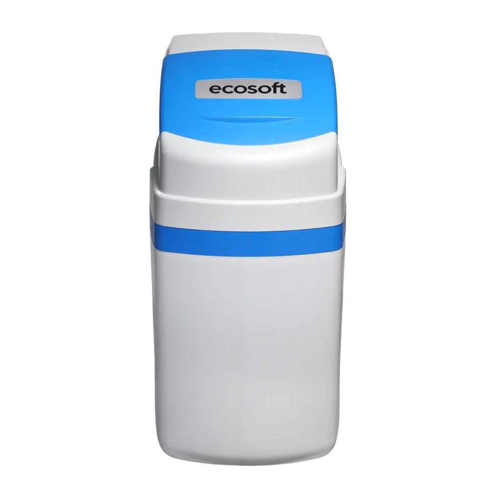 Ecosoft Arctic Blue 150 compact water softener unit with control valve and digital display