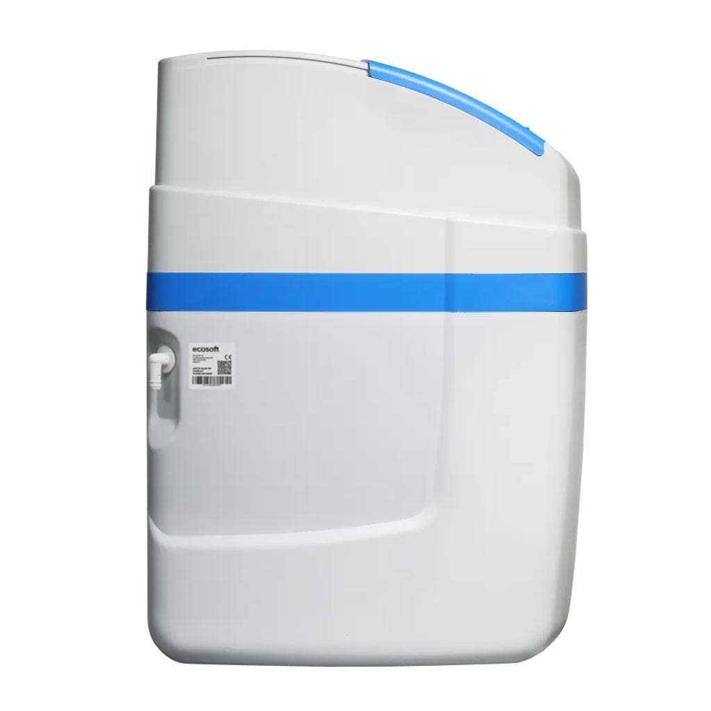 Ecosoft Arctic Blue 150 compact water softener unit with Ecosoft CE valve for home use