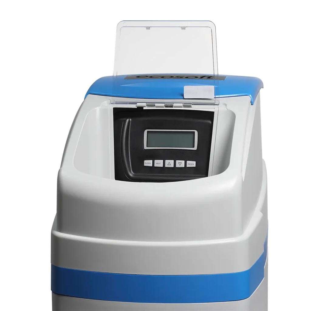 Ecosoft Arctic Blue 150 compact water softener with CE valve and high flow rate design