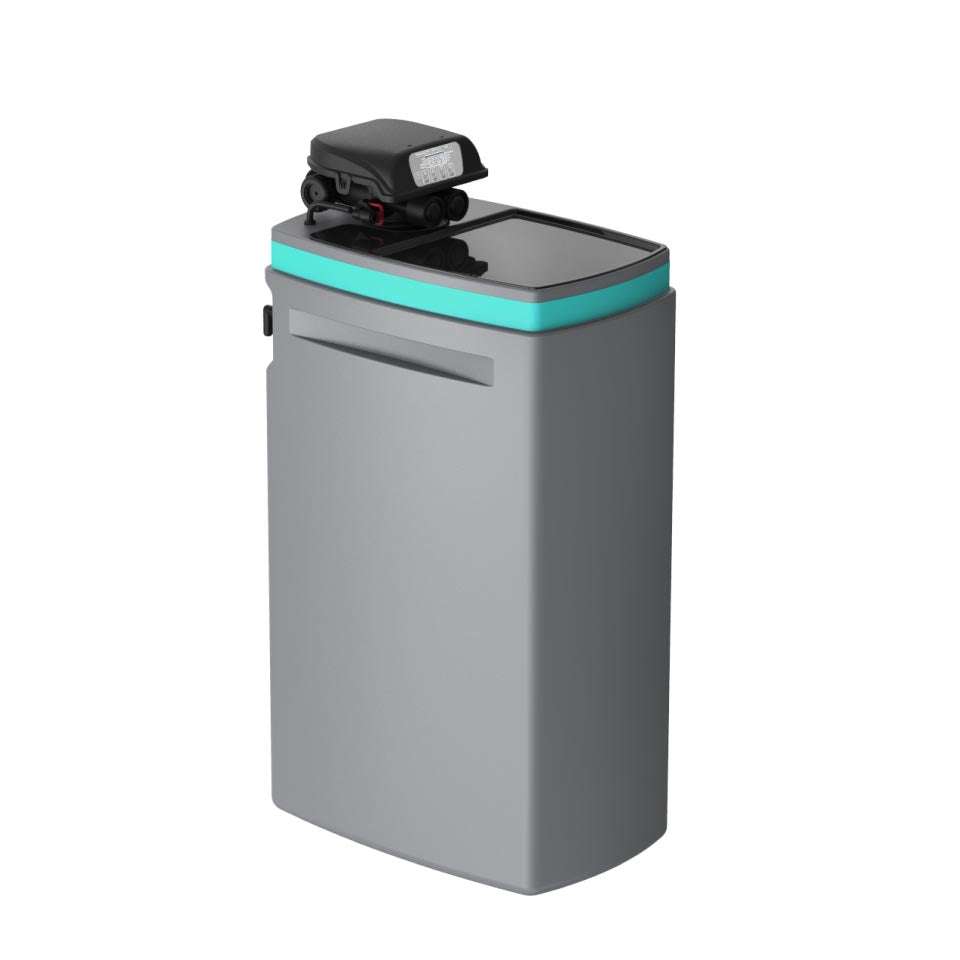 Ecosoft Anthracite Azure 370 37L water softener with high flow rate and low salt consumption