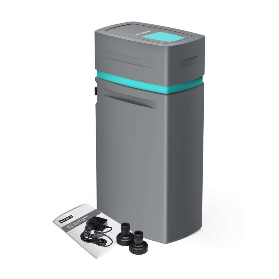 Ecosoft Anthracite Azure 370 water softener with 37 litre capacity and high flow rate