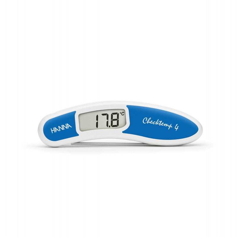 HI-151 Checktemp4® high accuracy folding thermometer with stainless steel probe and digital display