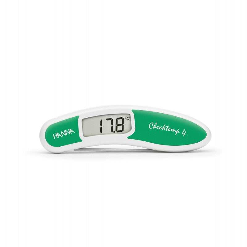 HI-151 Checktemp4® high accuracy folding thermometer with stainless steel probe and digital display