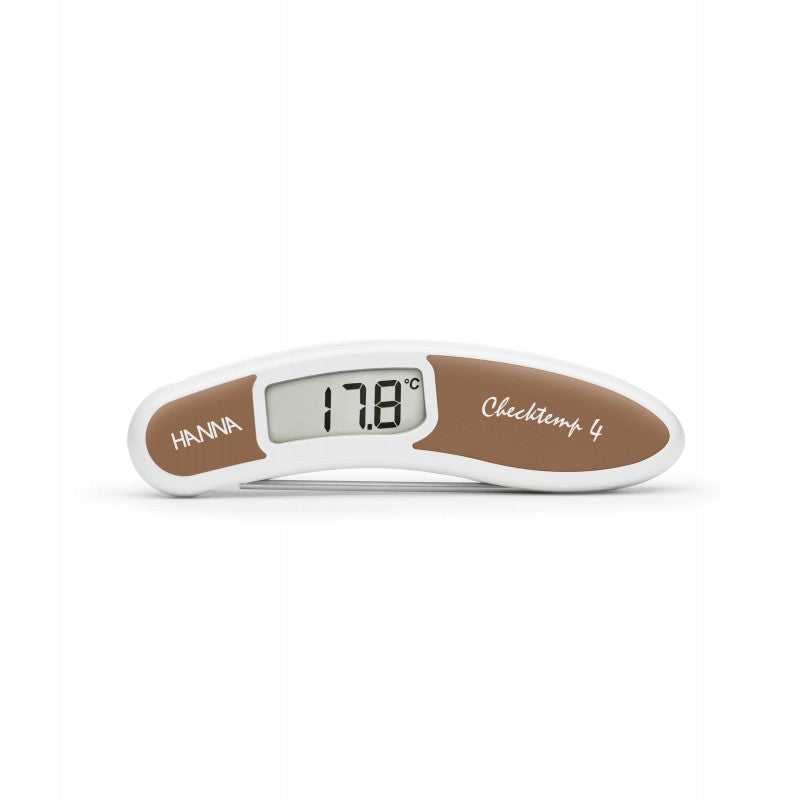 HI-151 Checktemp4® high accuracy folding thermometer with stainless steel probe and digital display