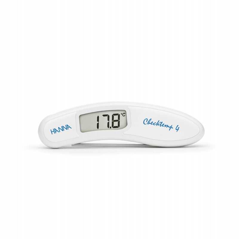 HI-151 Checktemp4® high accuracy folding thermometer with stainless steel probe and digital display