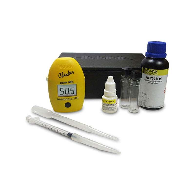 HI-733 Ammonia High Range Handheld Colorimeter (0.0-99.9ppm) Checker HC